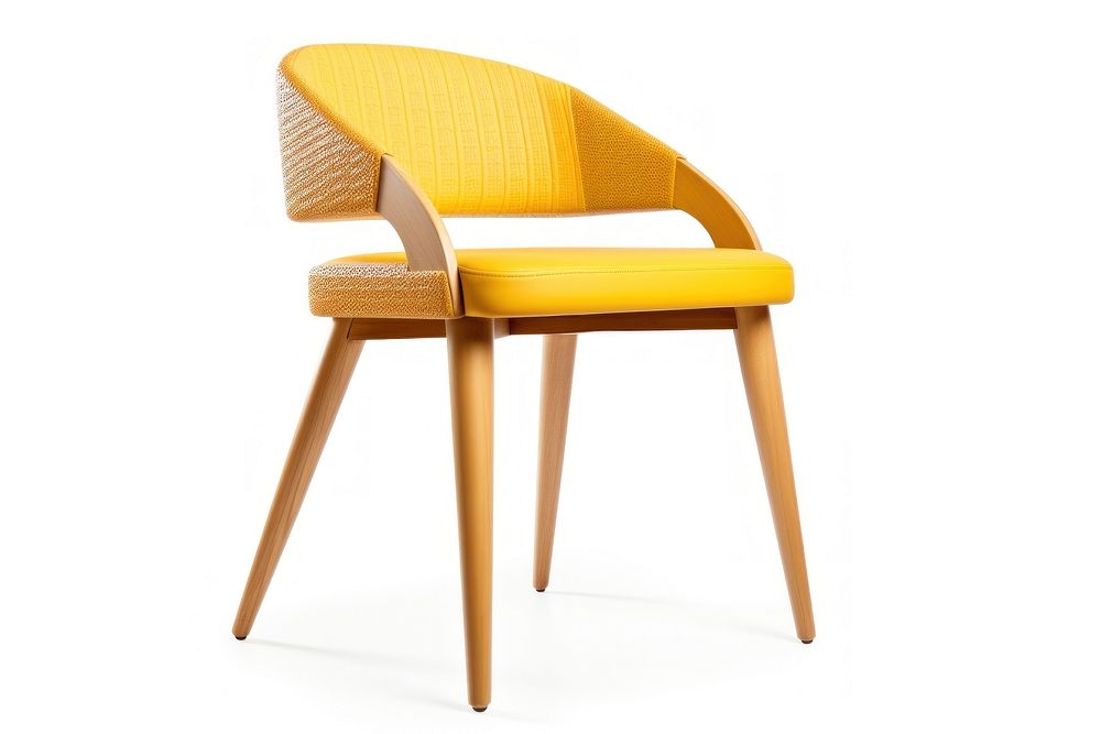 Chair featuring furniture armchair yellow.