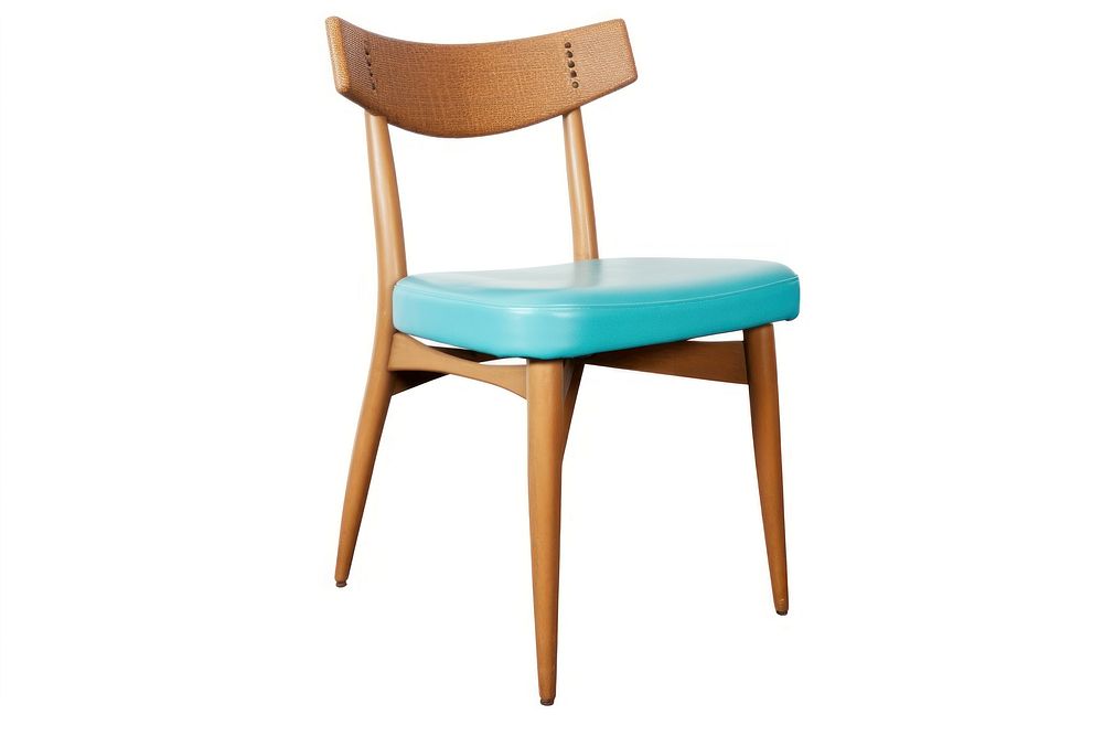 Chair featuring furniture turquoise table.