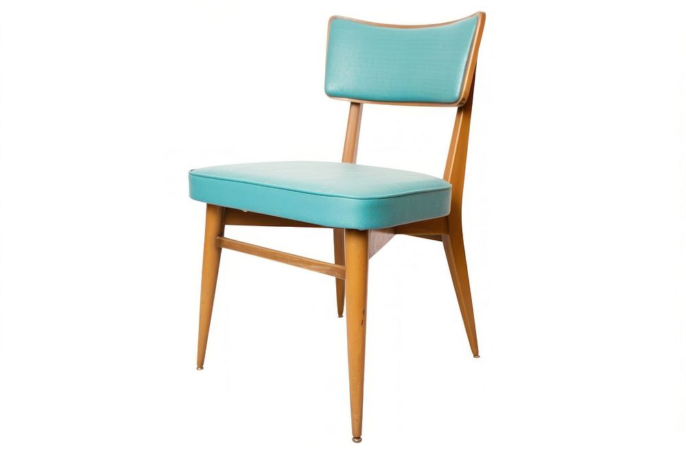 Chair featuring furniture turquoise table.