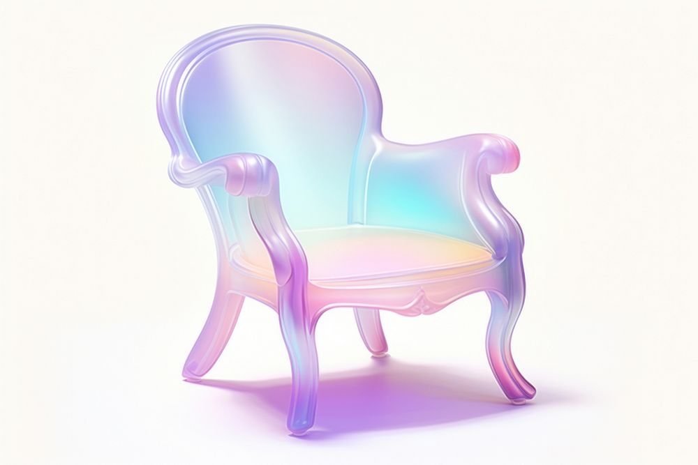 A minimal chair furniture armchair white background.