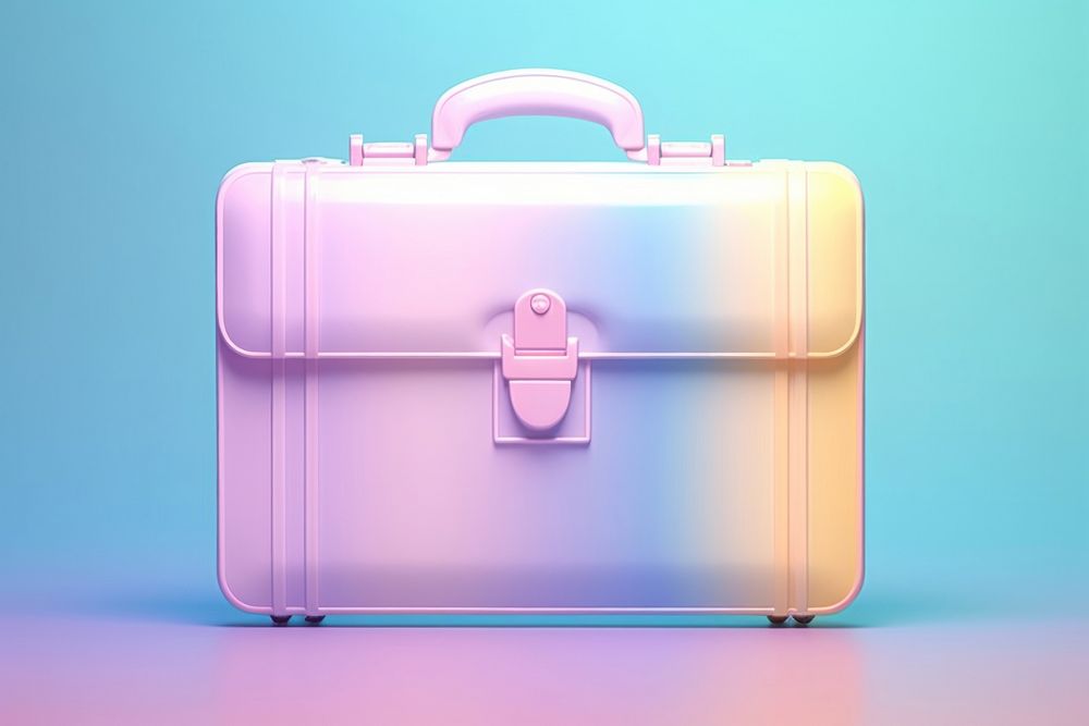 Briefcase icon bag suitcase luggage.