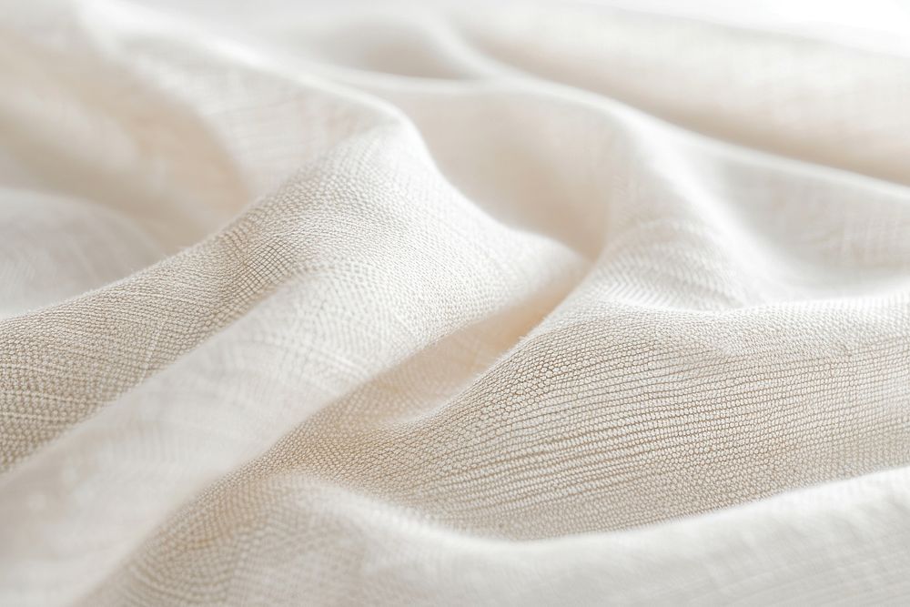 Napkin  linen white backgrounds.