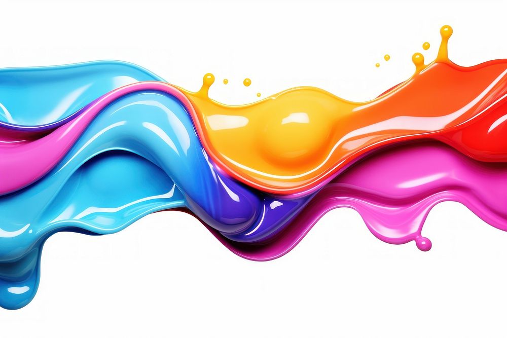 Rainbow backgrounds creativity splashing.