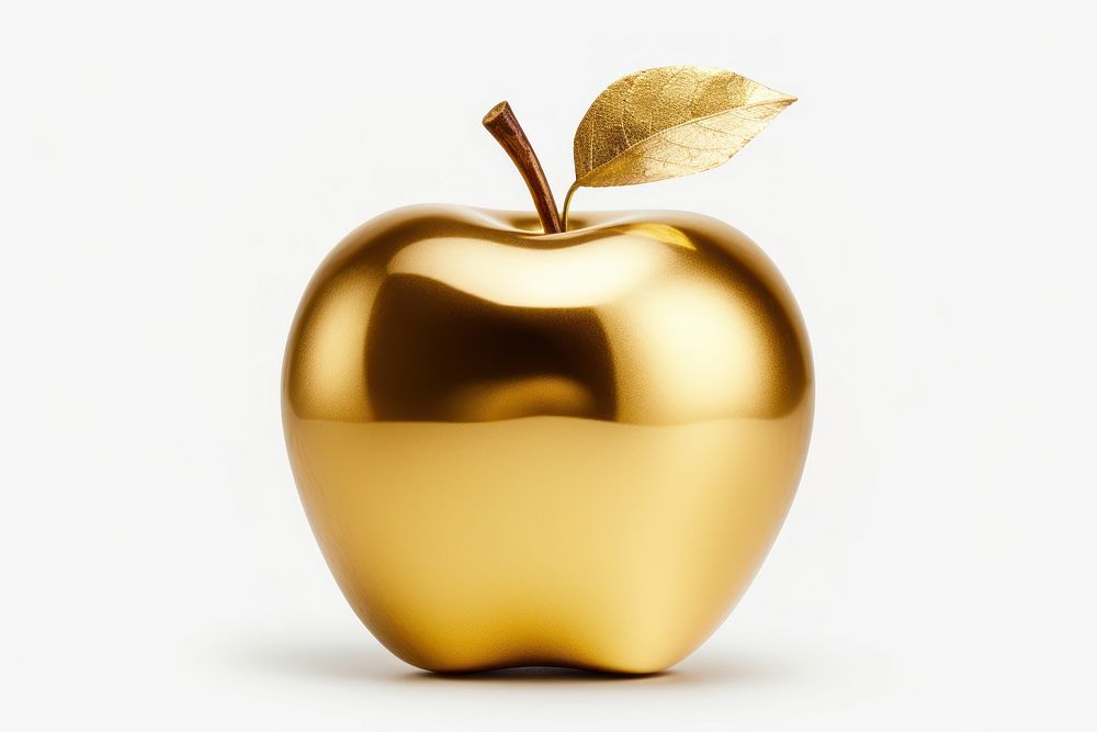 Golden apple fruit plant food. AI generated Image by rawpixel.