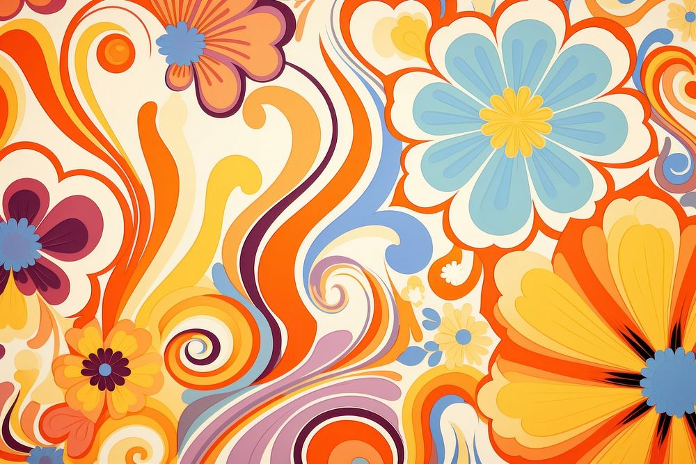  Groovy Background backgrounds pattern art. AI generated Image by rawpixel.