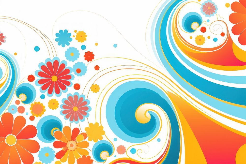  Groovy Background backgrounds pattern creativity. AI generated Image by rawpixel.