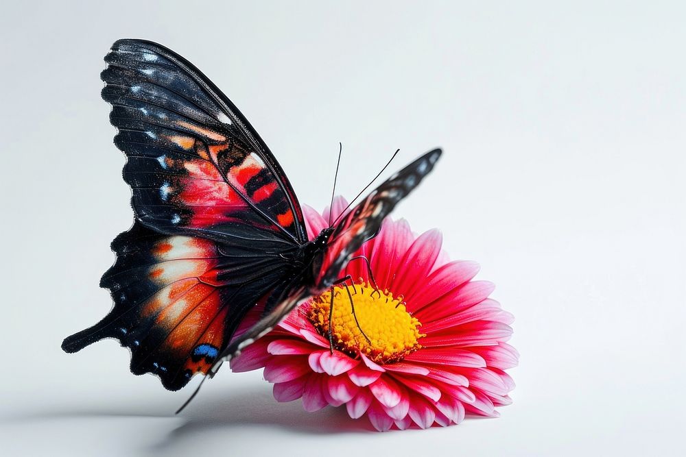 South america butterfly flower animal insect.