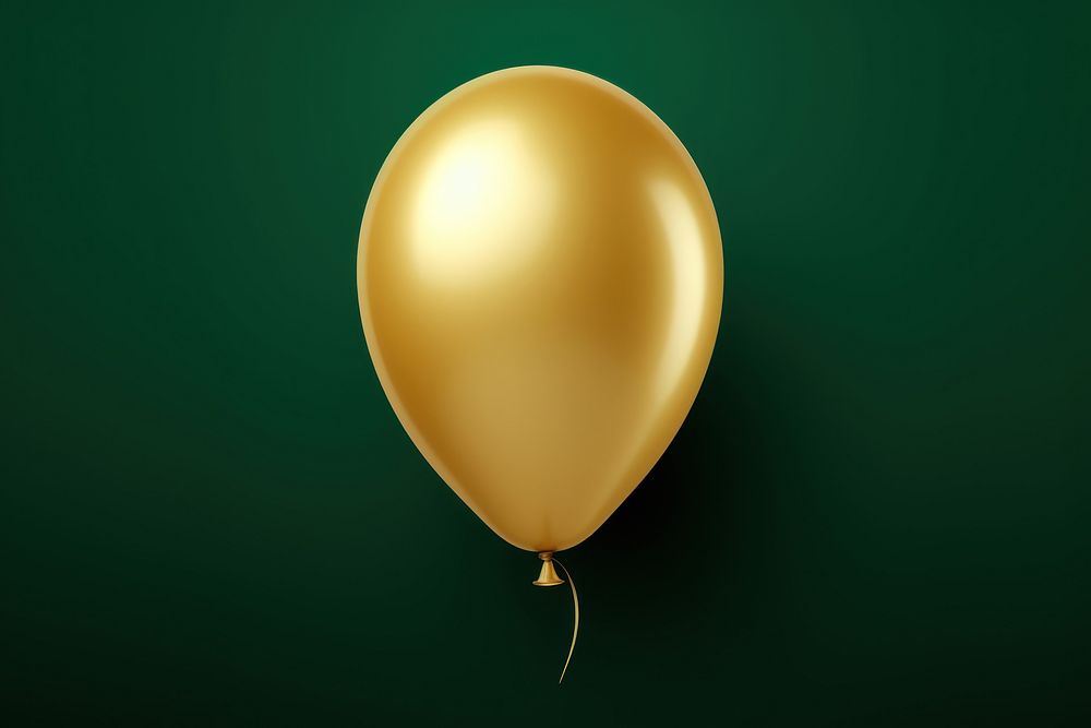 Inflatable Gold balloon gold celebration anniversary. AI generated Image by rawpixel.
