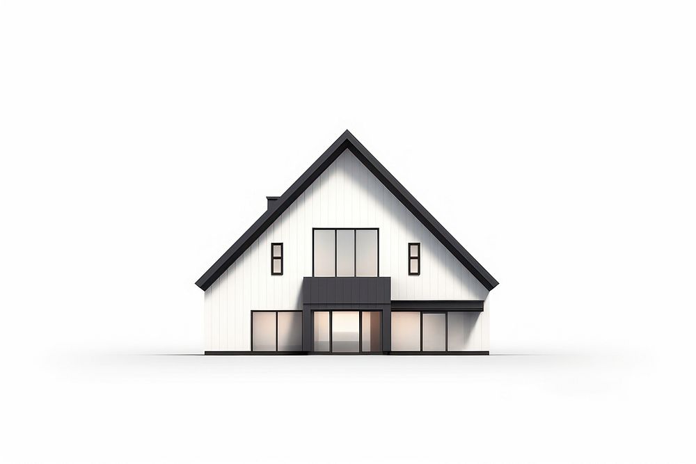 A minimal conceptual architectural model house architecture building.
