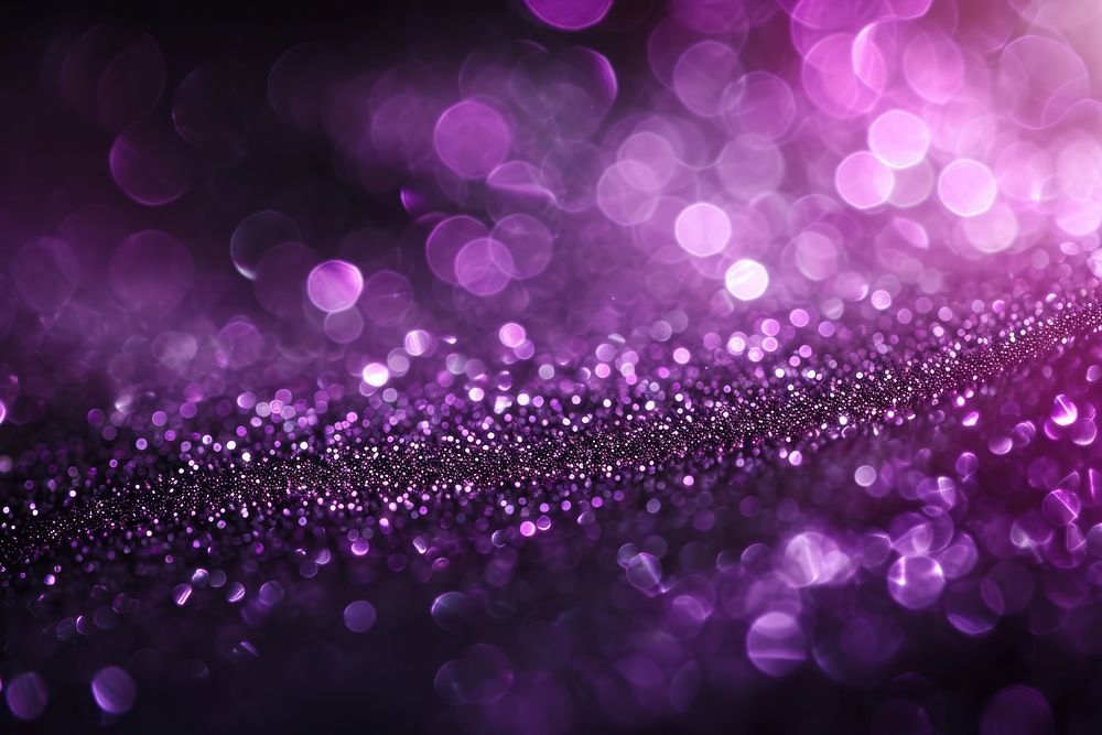 Glitter effect purple backgrounds illuminated.