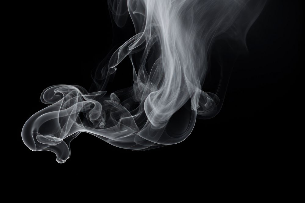 Onzen fog effect smoke backgrounds black. AI generated Image by rawpixel.
