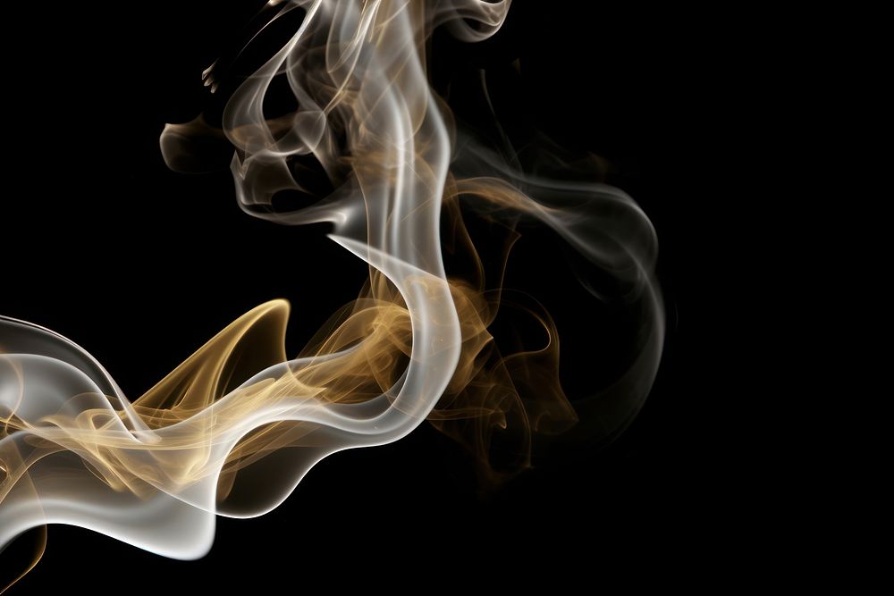 Burning smoke effect backgrounds black black background. AI generated Image by rawpixel.