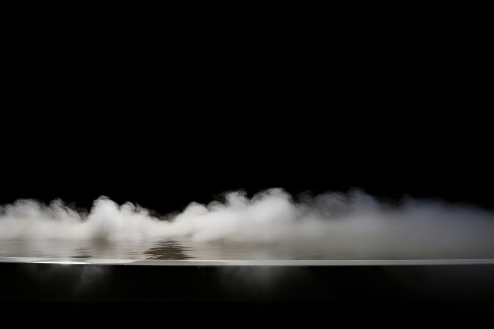 Fog effect smoke nature black background. AI generated Image by rawpixel.