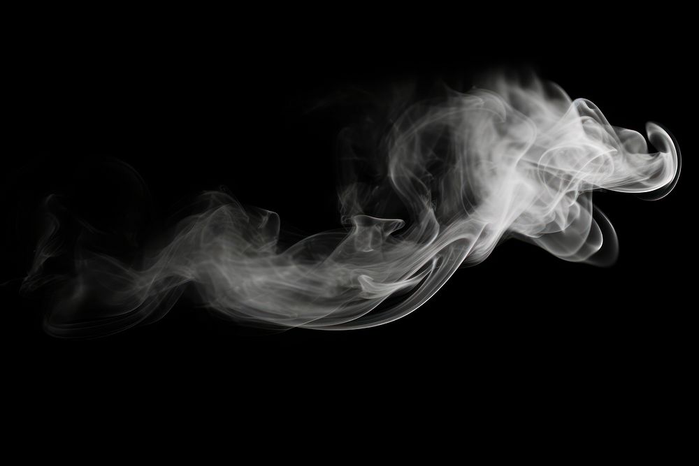 Fog spray effect smoke backgrounds black. AI generated Image by rawpixel.