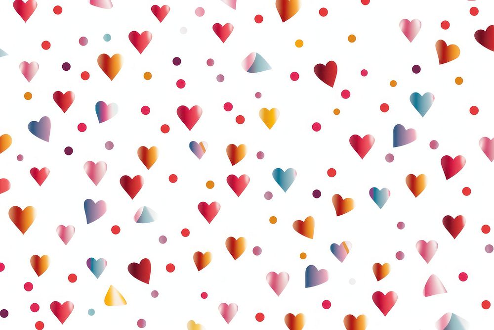  Small heart pattern backgrounds confetti. AI generated Image by rawpixel.