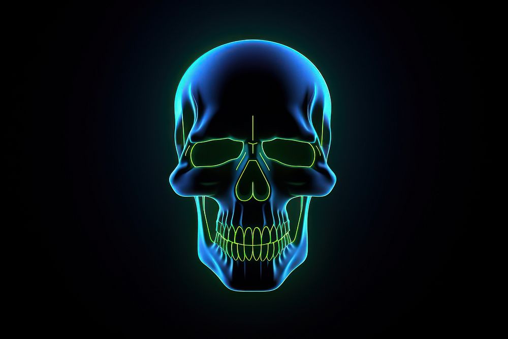 A skull light illuminated tomography.