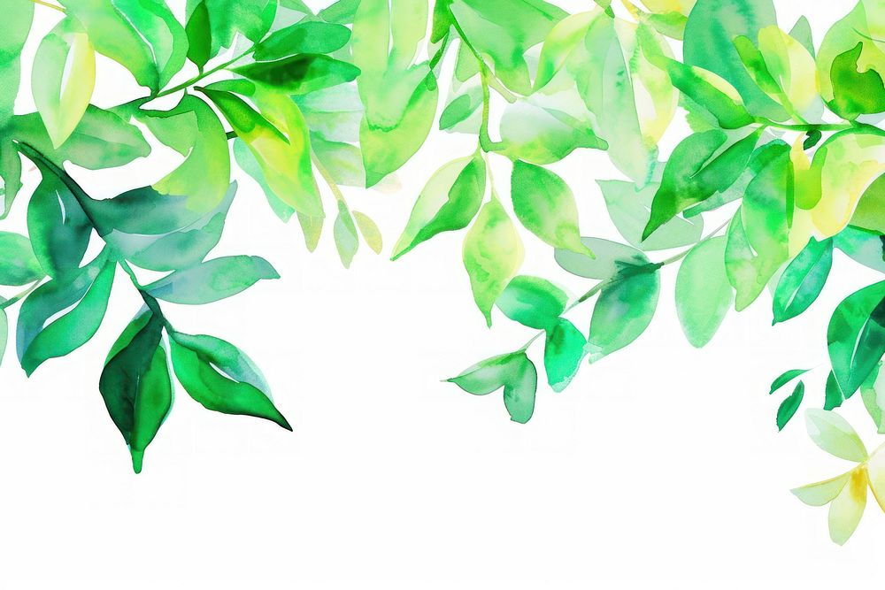 Blooming green leaves trees backgrounds pattern nature.