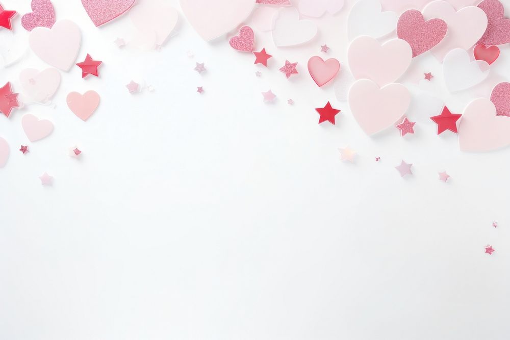 Stars and copy space backgrounds heart petal. AI generated Image by rawpixel.