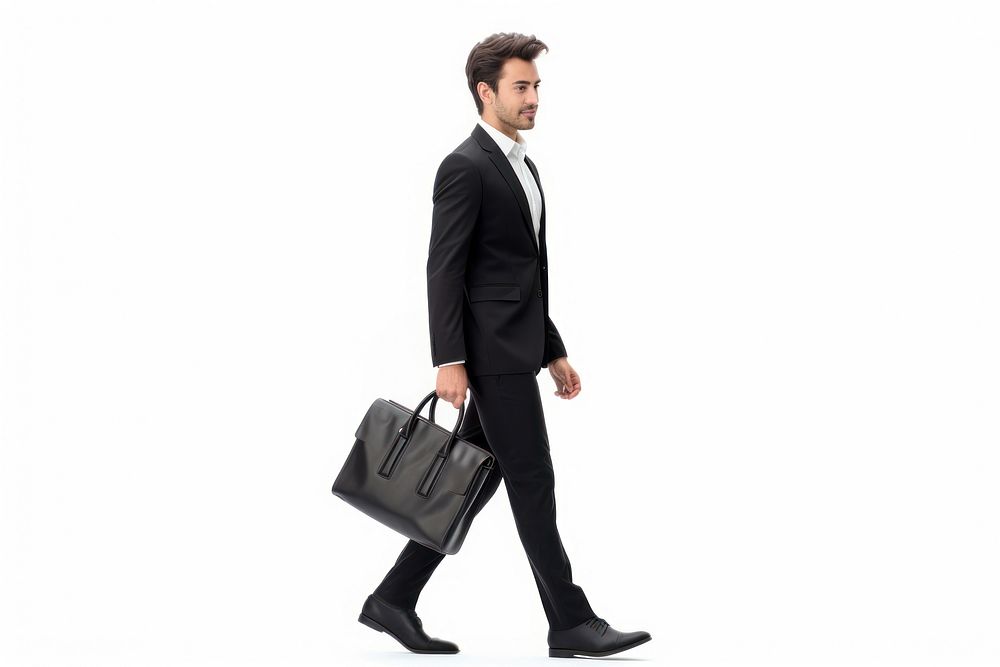 Japanese businessman bag briefcase footwear.