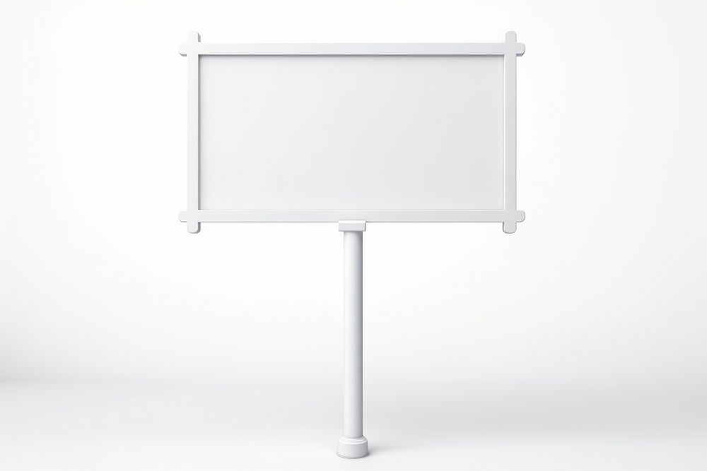 Signpost white white background electronics. AI generated Image by rawpixel.
