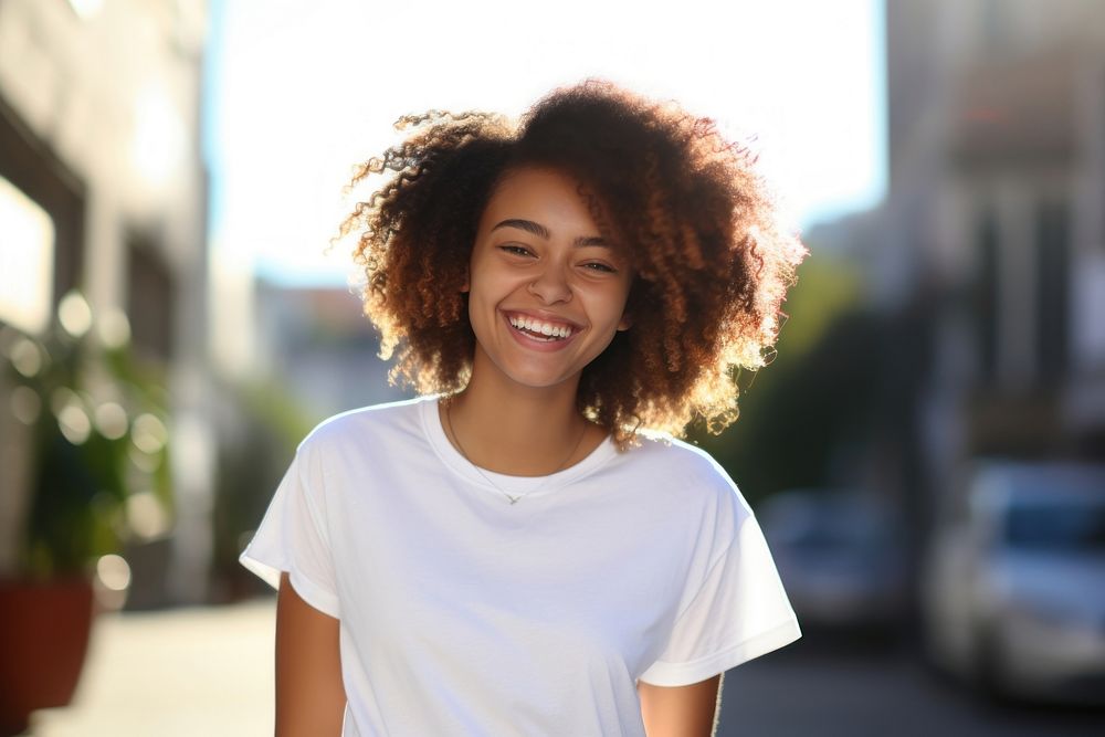 Lifestyle teen Black Woman t-shirt.
