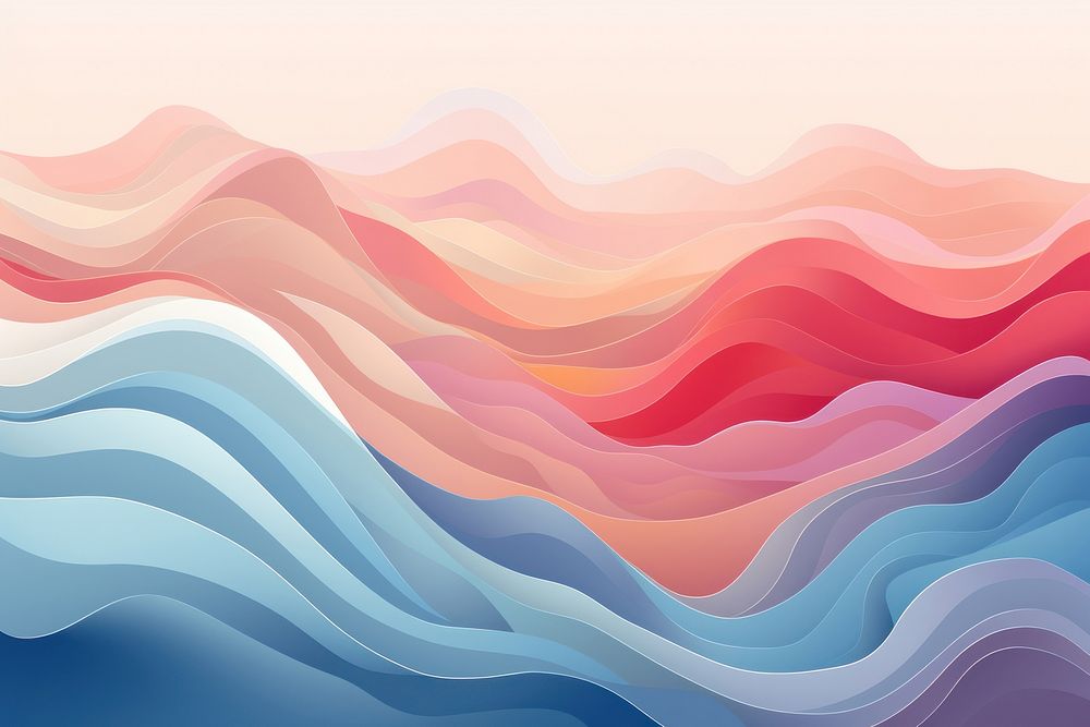 Abstract illustration design of wave pattern backgrounds creativity.