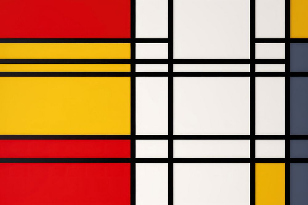  Geometric background colorful Piet Mondrian backgrounds. AI generated Image by rawpixel.