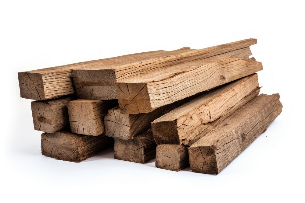 Cut oak planks wood hardwood lumber.