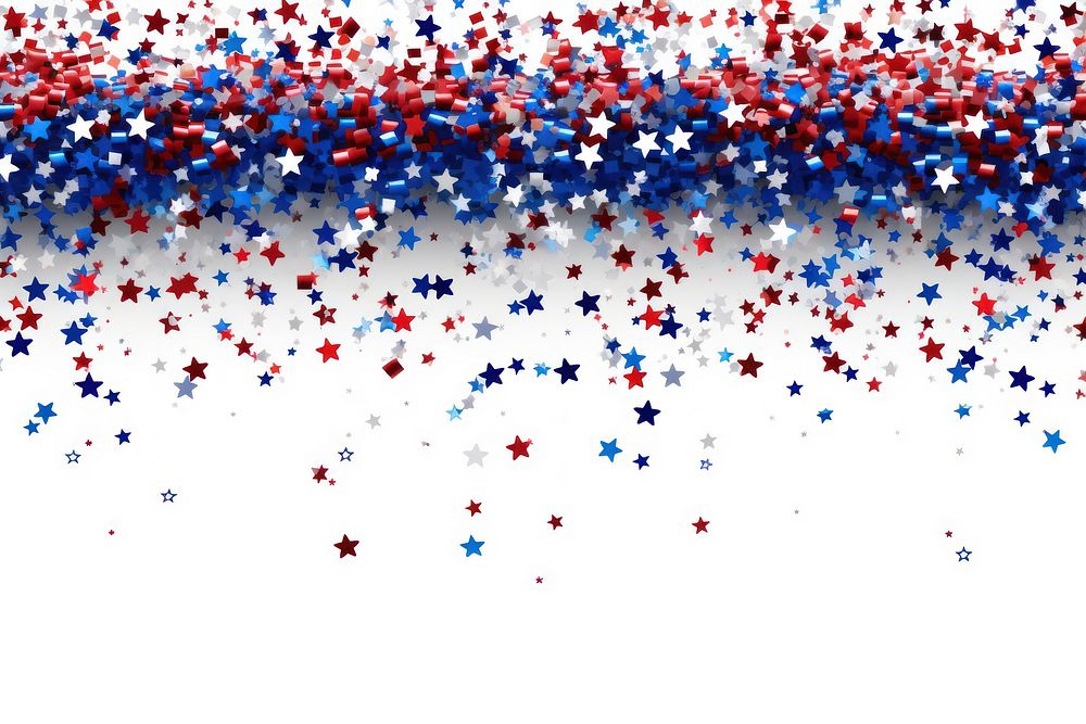 Fourth July background confetti backgrounds | Premium Photo