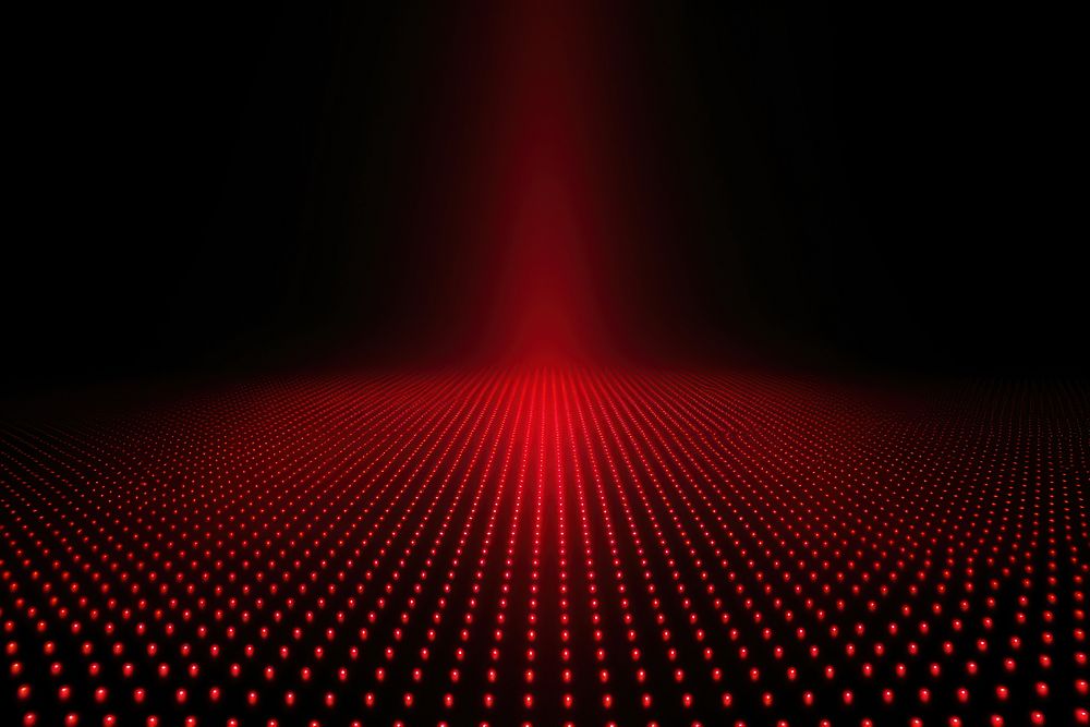 Red technology light effect halftone neon.