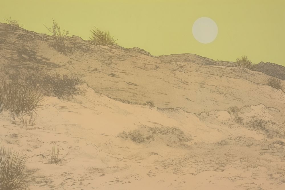 Sand dune backdrop outdoors nature desert.