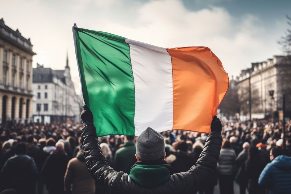 National Flag of Ireland flag adult city.