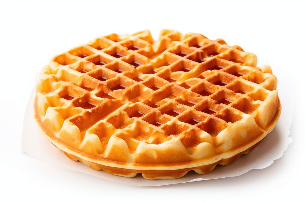 Waffle dessert waffle food. AI generated Image by rawpixel.