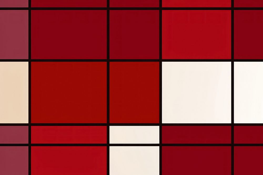  Maroon geometric background Piet Mondrian backgrounds. AI generated Image by rawpixel.