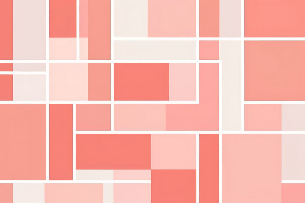  Geometric background salmon pink Piet Mondrian backgrounds. AI generated Image by rawpixel.