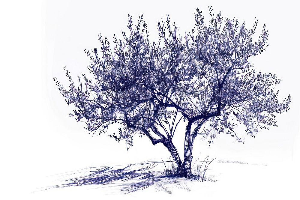 Drawing spring tree sketch plant | Premium Photo Illustration - rawpixel