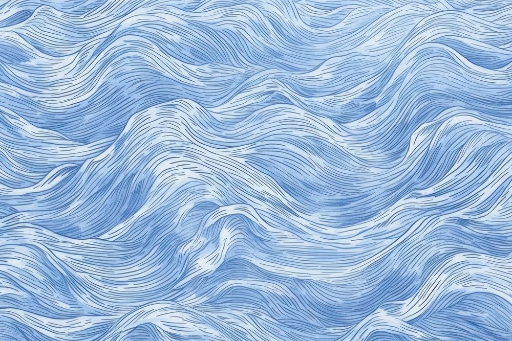 Drawing ocean pattern texture nature.