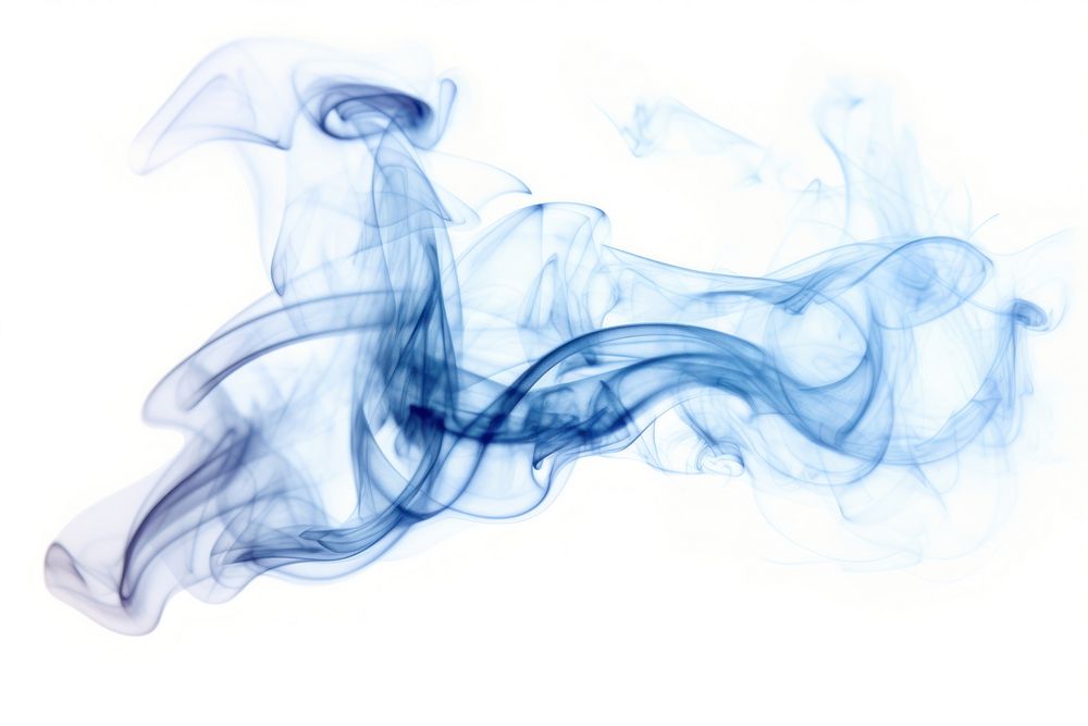 Drawing smoke sketch blue backgrounds.