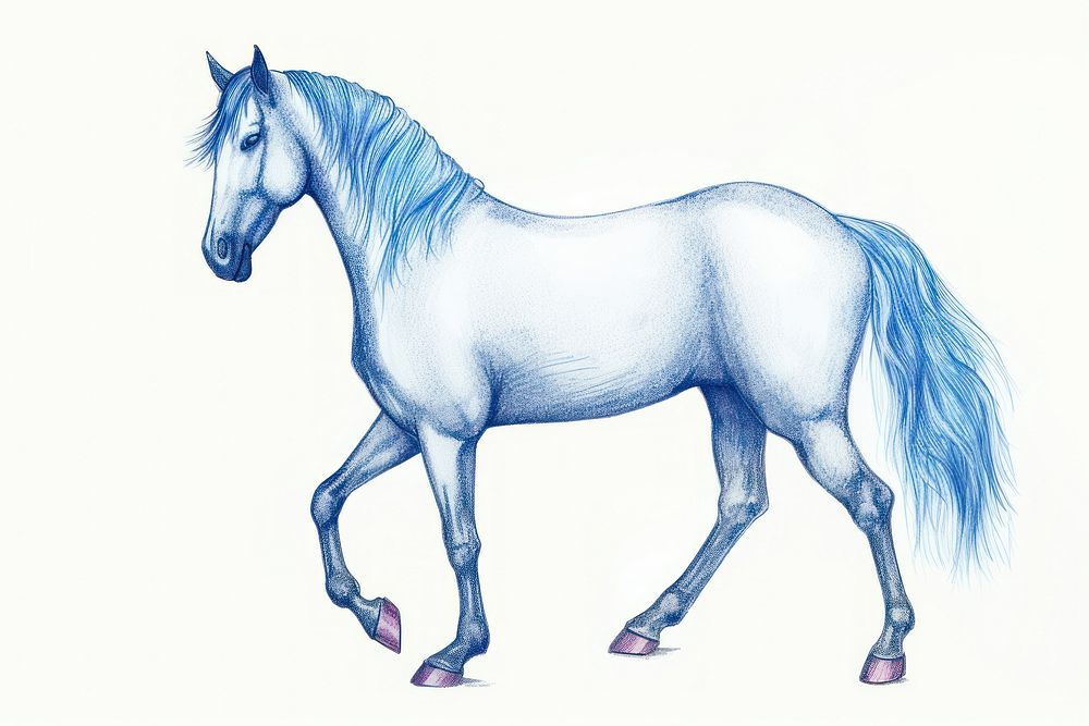 Drawing unicorn sketch animal mammal.