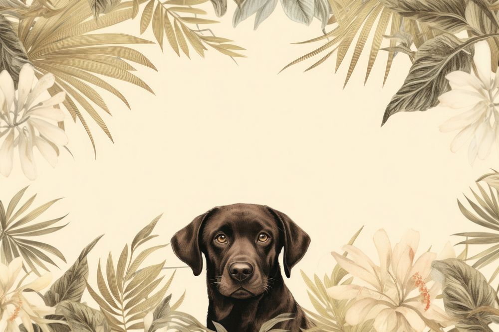 Realistic vintage drawing of dog border backgrounds animal mammal.