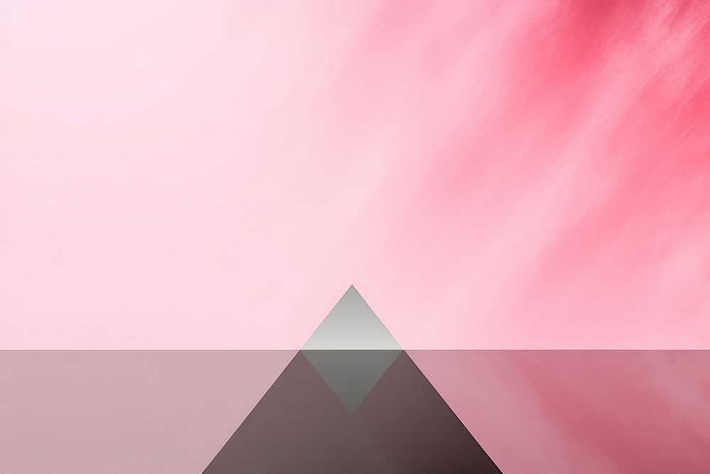  Triangle geometric background salmon pink backgrounds. AI generated Image by rawpixel.