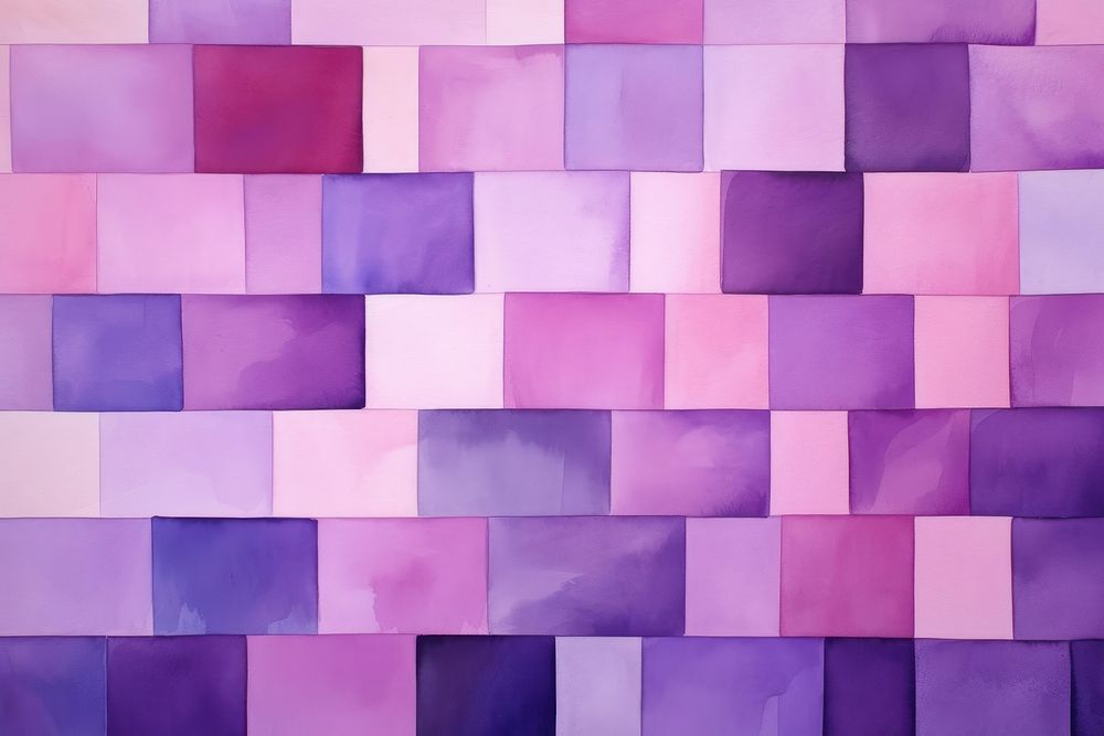  Purple geometric background watercolor square. AI generated Image by rawpixel.