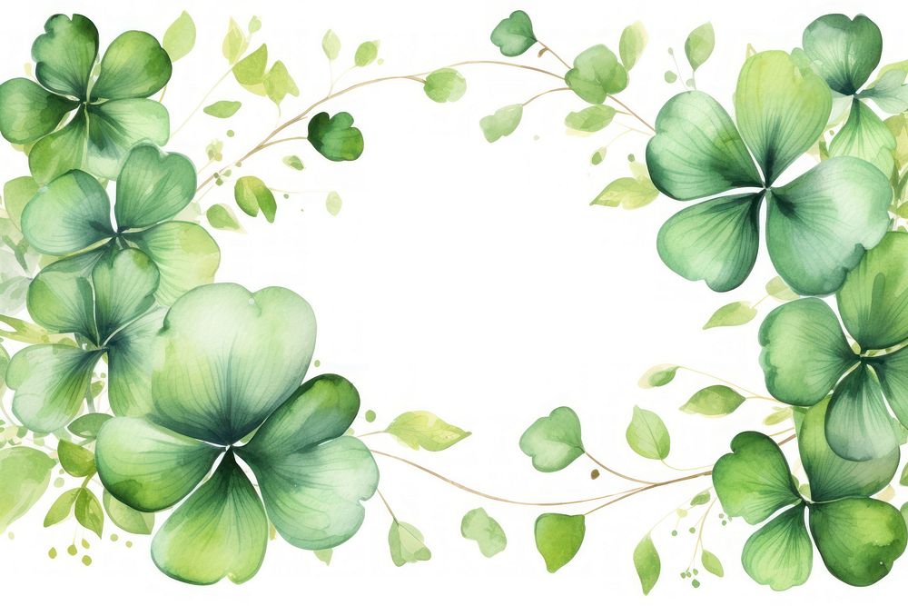 Leaf backgrounds pattern clover.