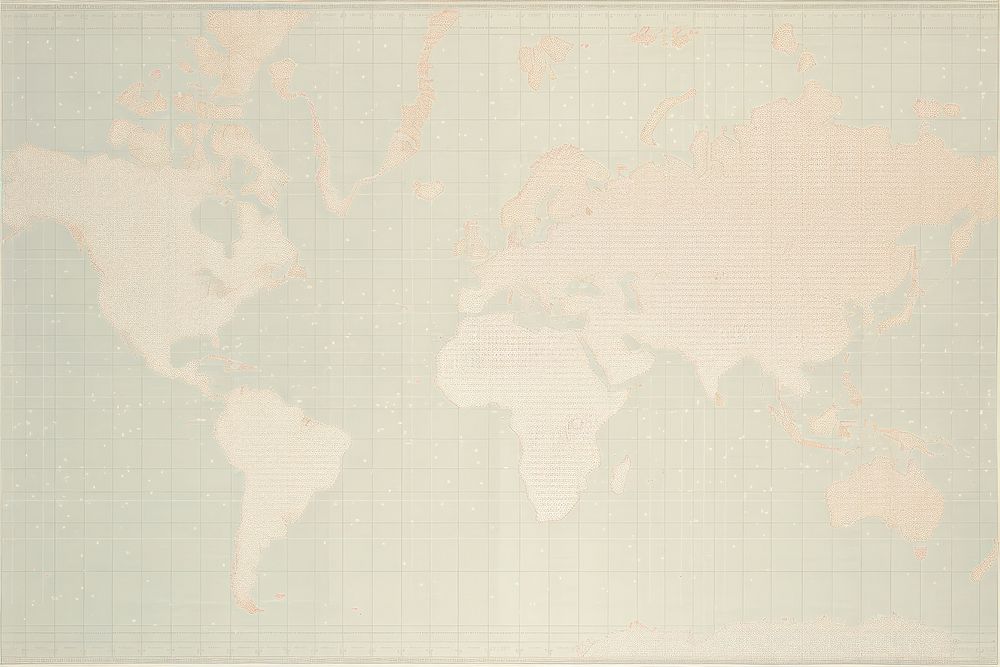 Paper of world map diagram backgrounds topography.
