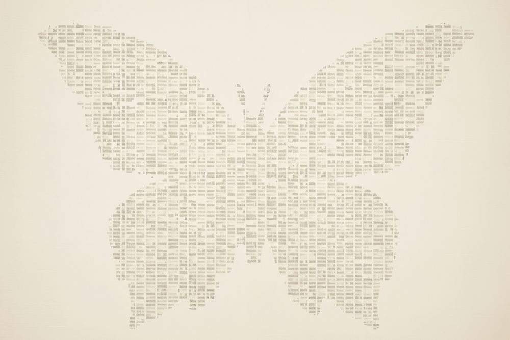 Paper of butterfly text art backgrounds.