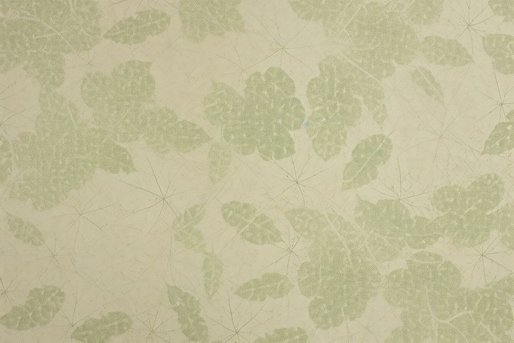 Green leaf pattern texture paper.