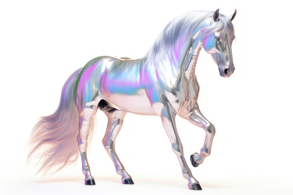 Horse iridescent stallion animal mammal.