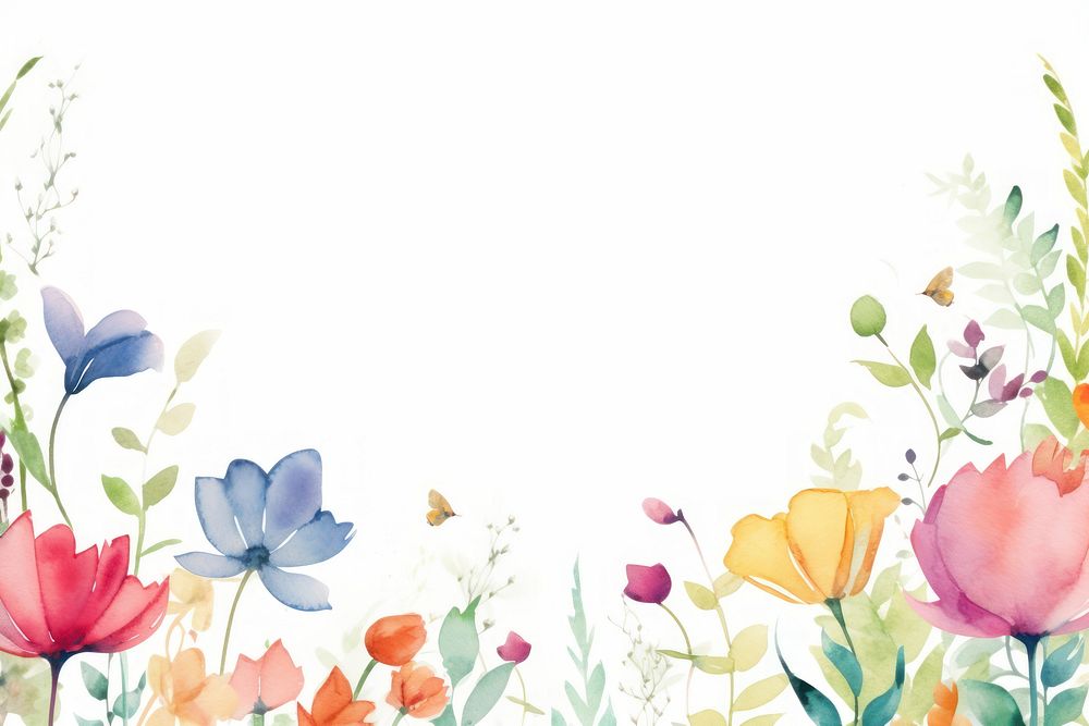 Color flower paper card frame backgrounds outdoors pattern.