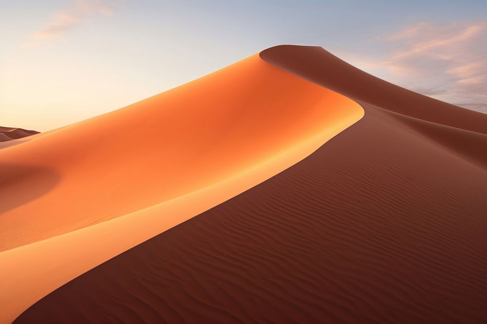  Desert sand dune outdoors nature tranquility. AI generated Image by rawpixel.