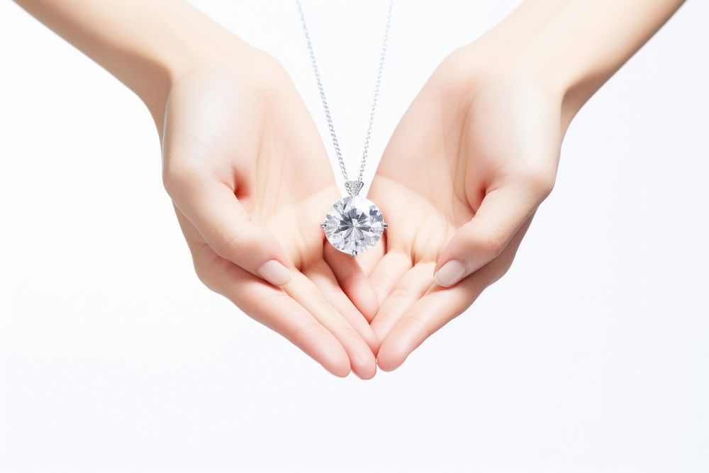 Jewelry diamond hand gemstone. AI generated Image by rawpixel.